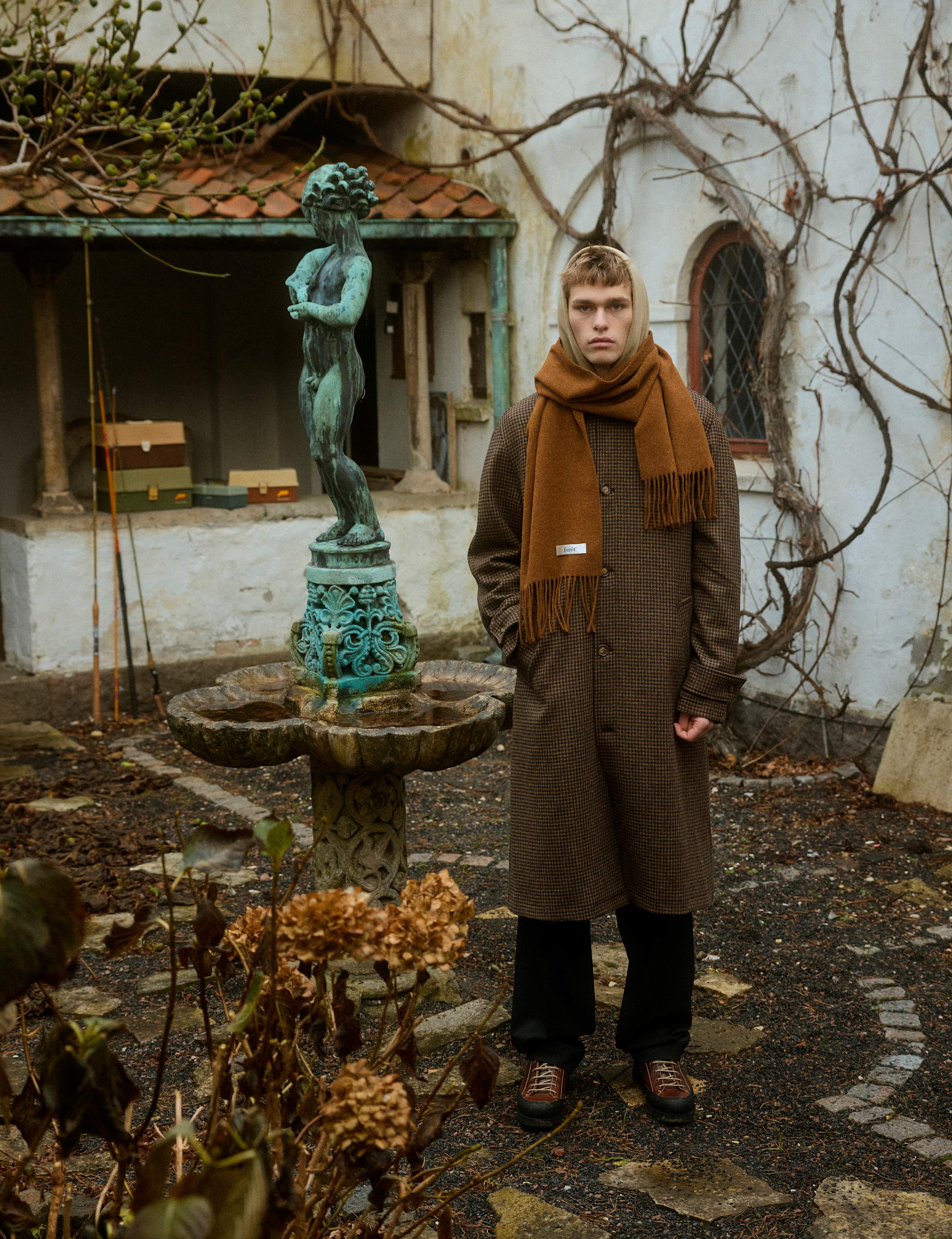 PINE WOOL COAT - CHECK