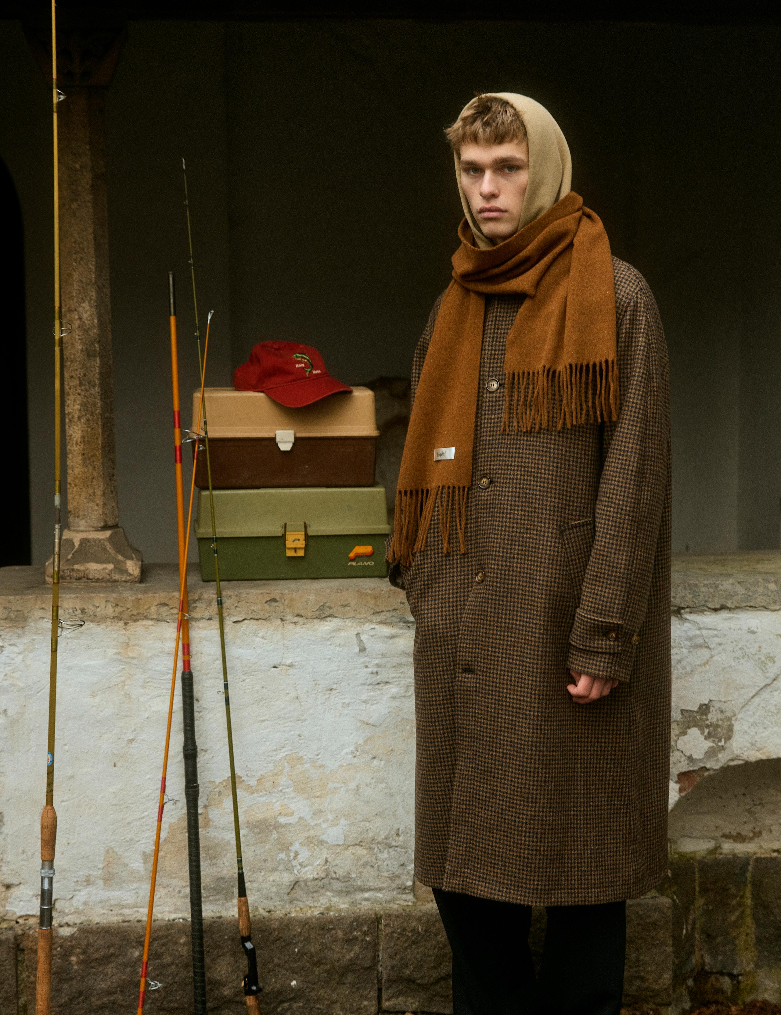 PINE WOOL COAT - CHECK