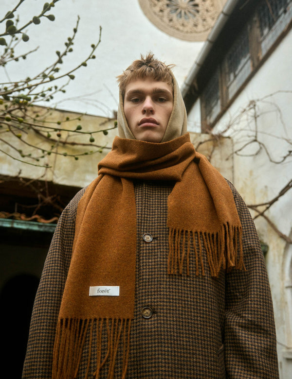 PINE WOOL COAT - CHECK