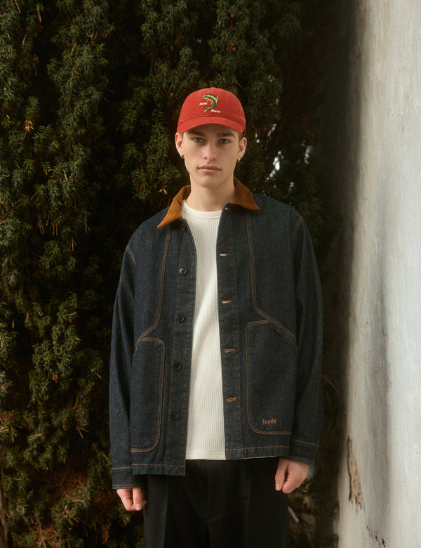 BERRY OVERSHIRT - DARK DENIM