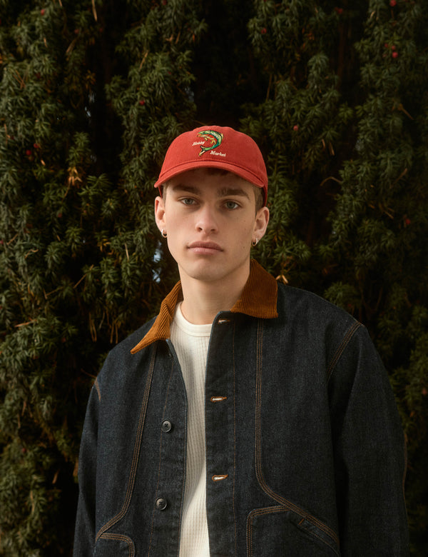 CATCH WASHED CAP - RED