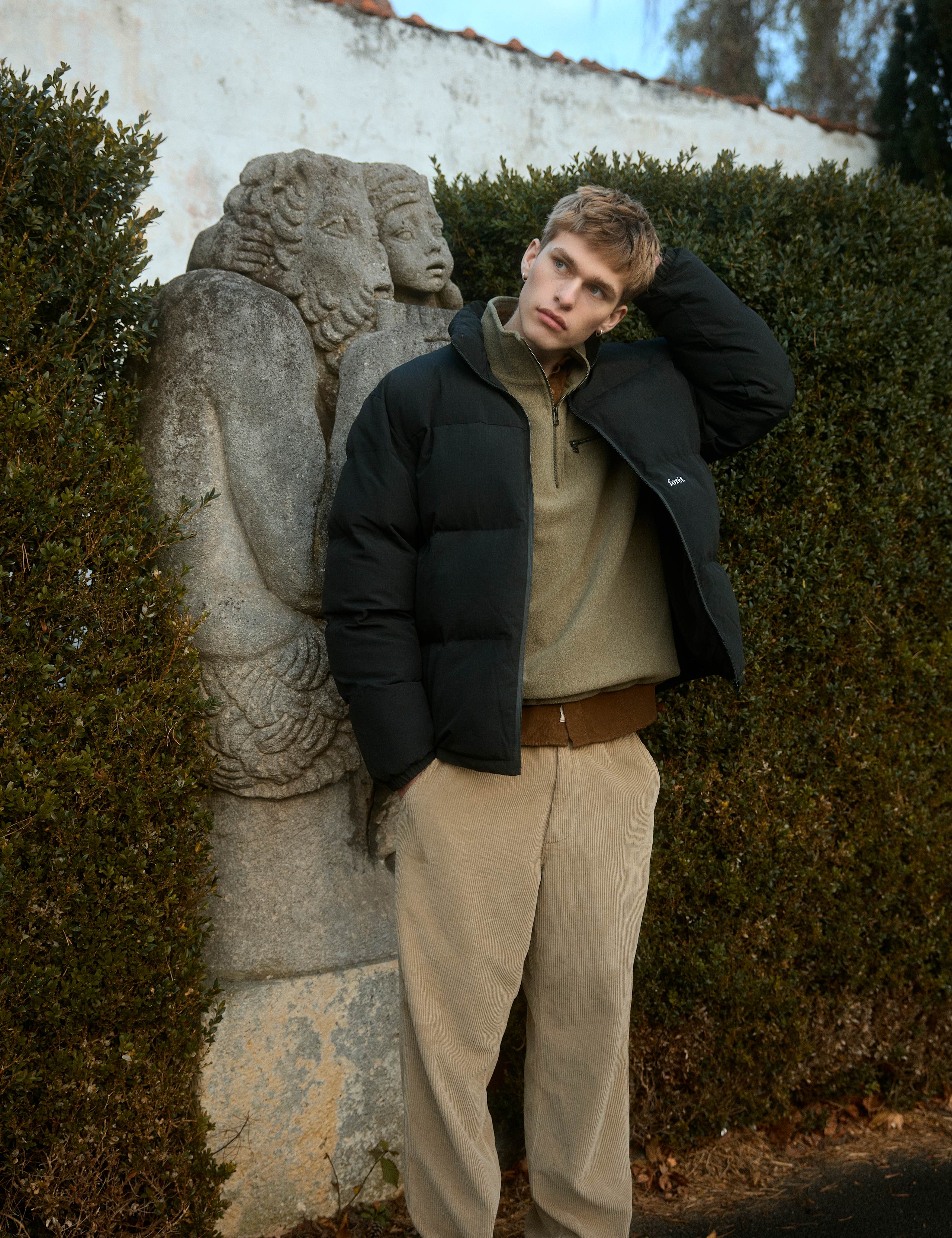 POLAR PUFFER JACKET - BLACK