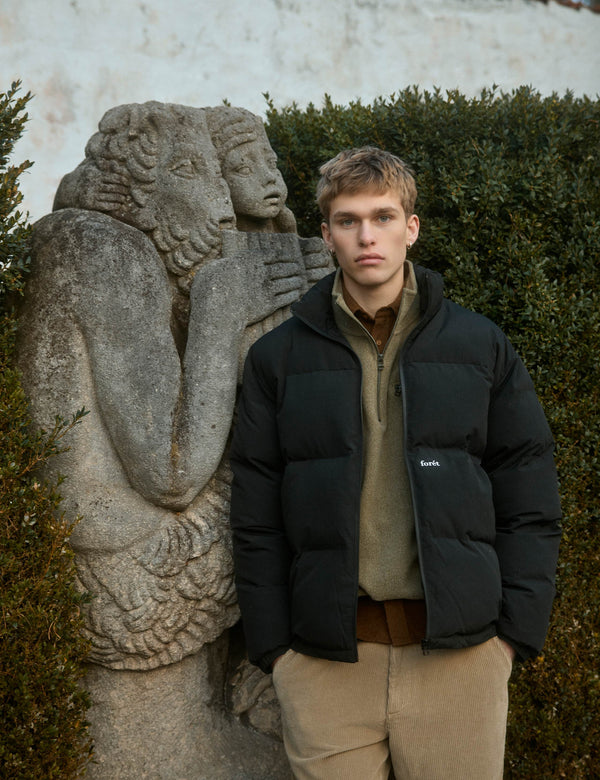 ELM HALF ZIP SWEAT - ARMY