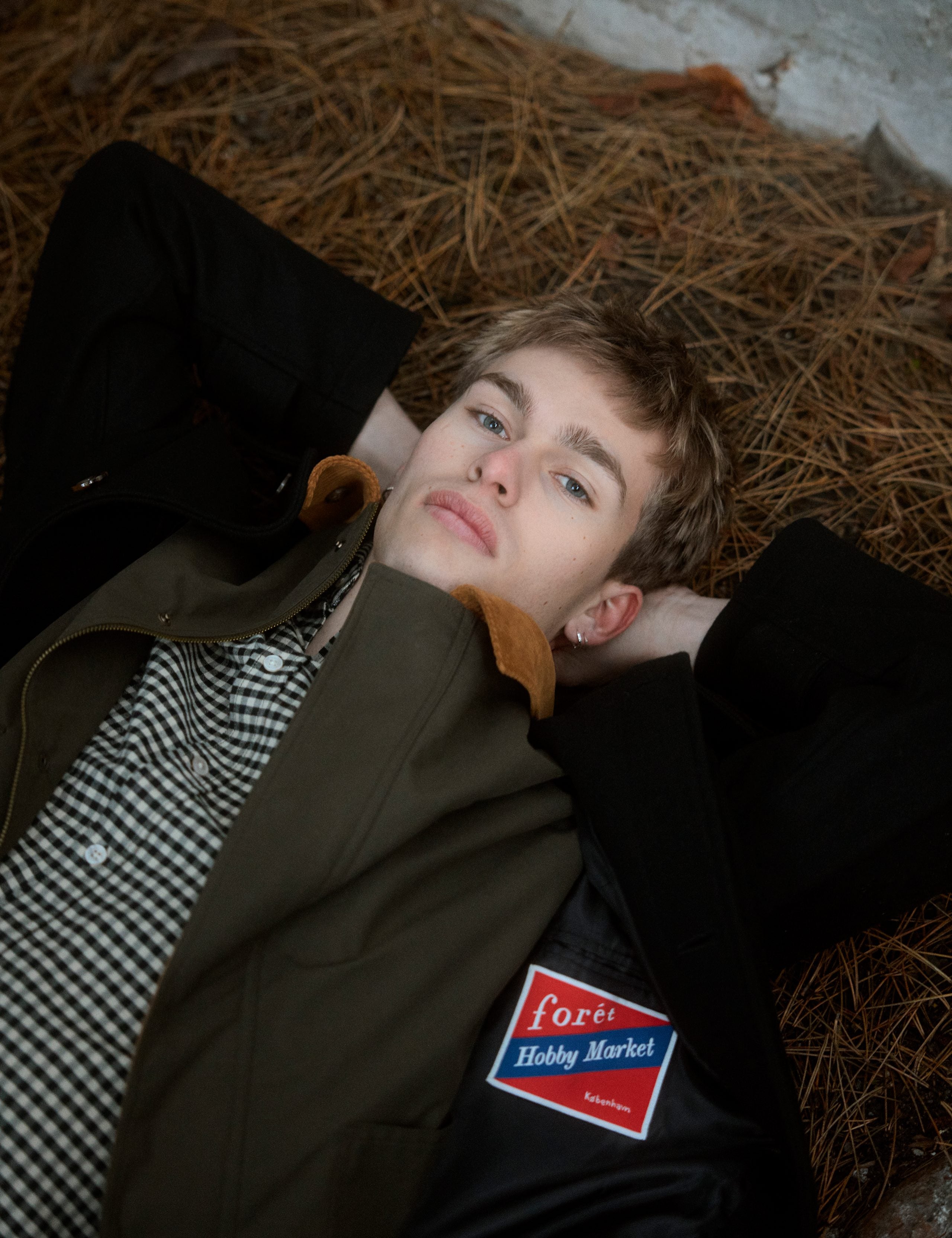 PINE WOOL COAT - BLACK