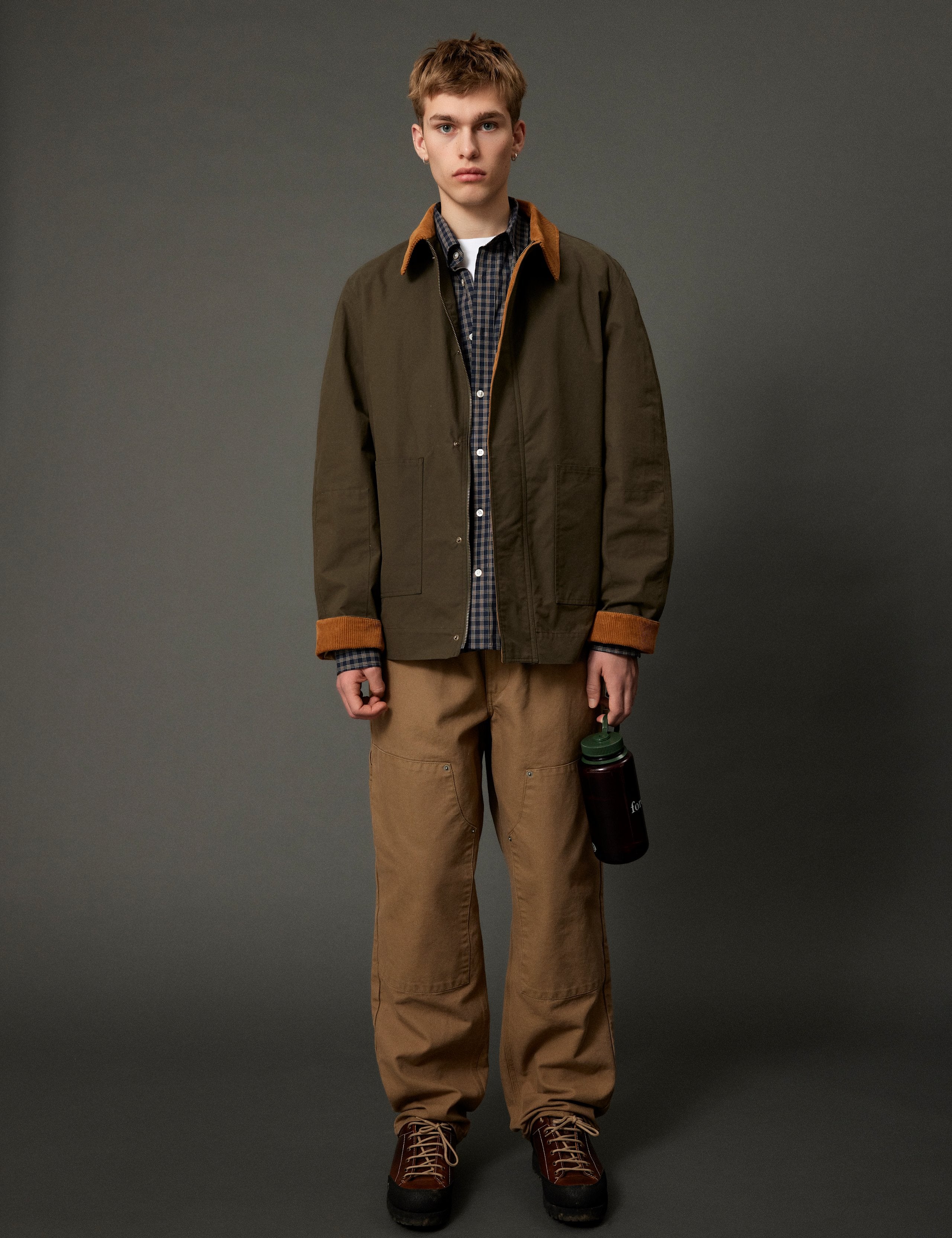 ASPEN OILSKIN JACKET - ARMY