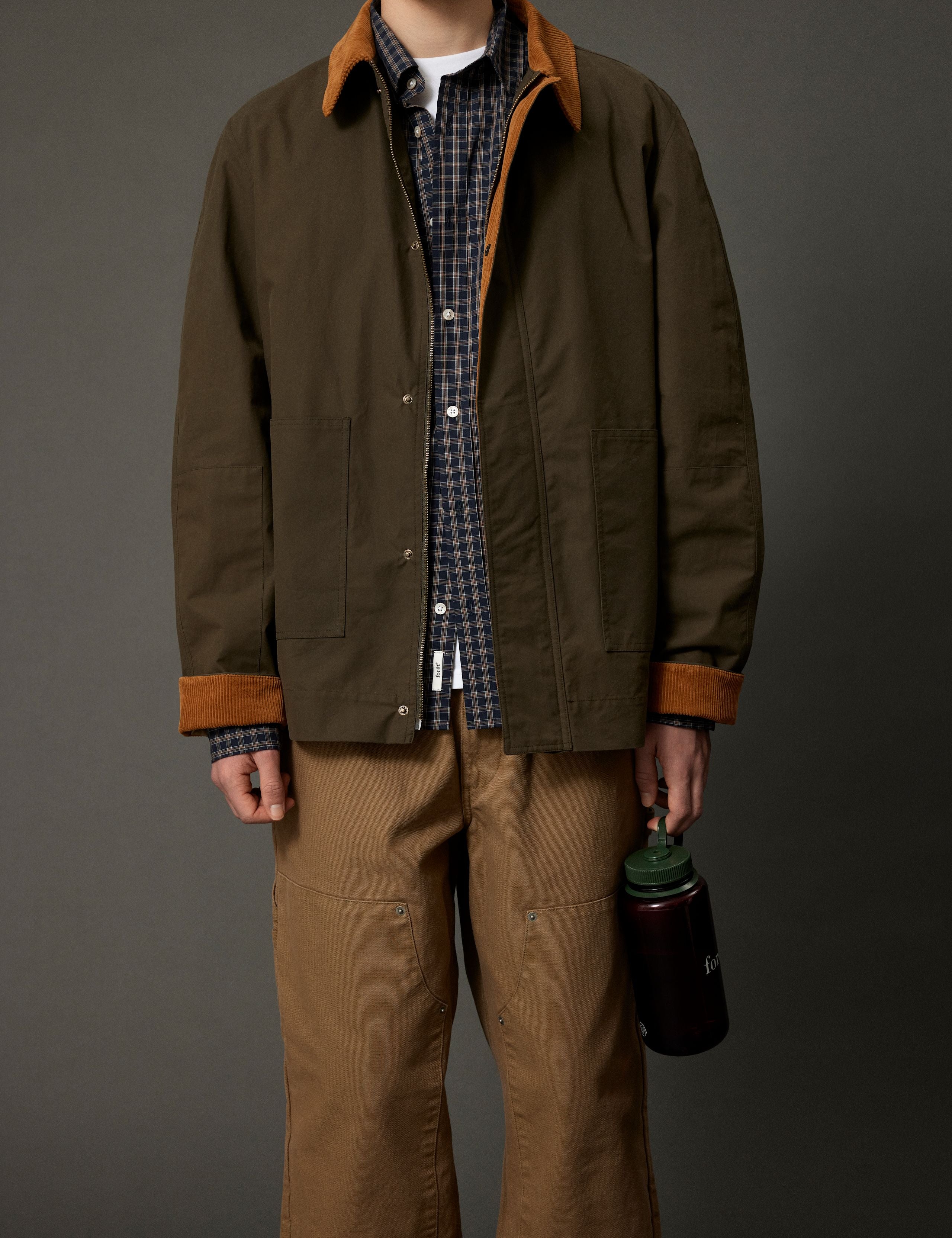 ASPEN OILSKIN JACKET - ARMY