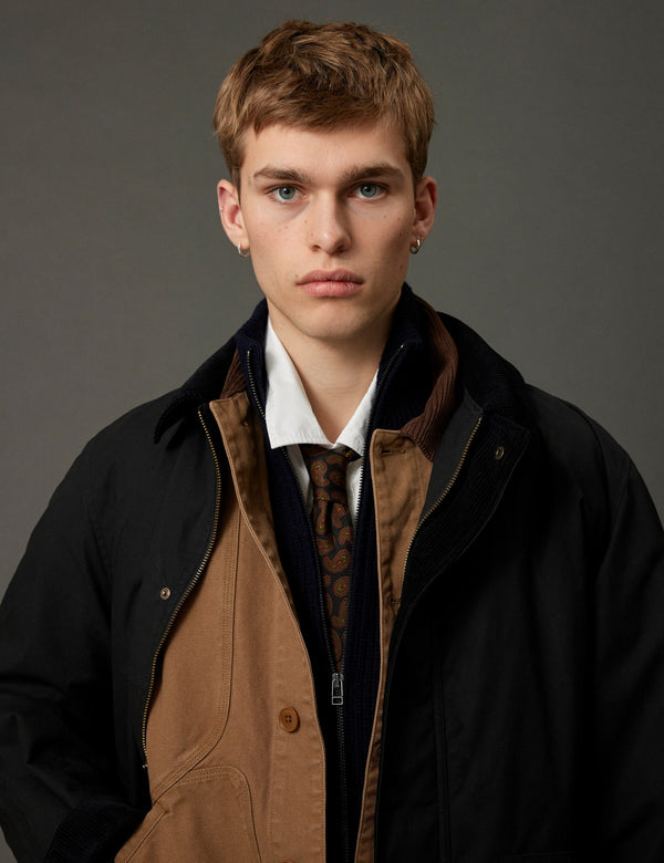 BERRY OVERSHIRT - BURNT KHAKI