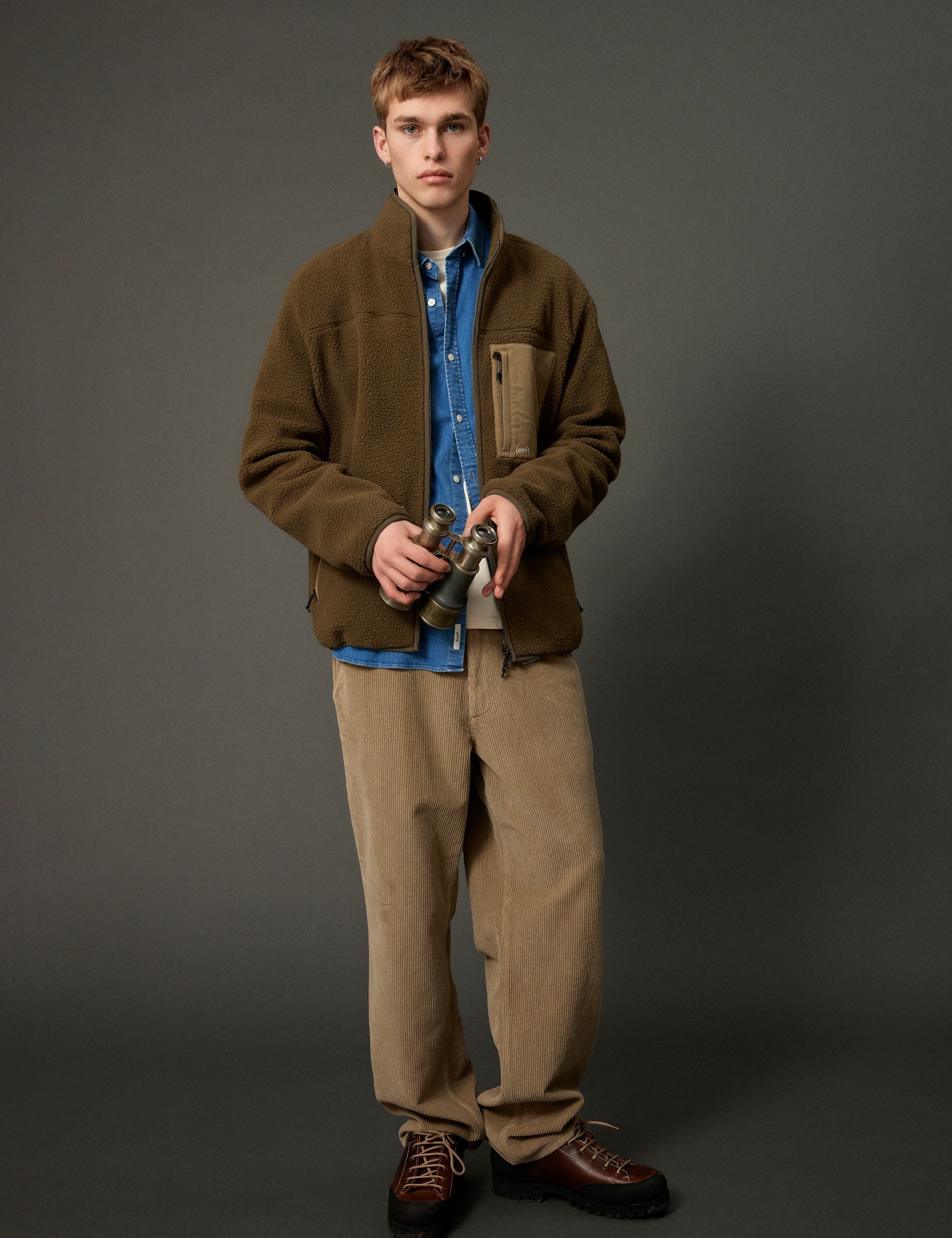 MOUNTAIN FLEECE JACKET - ARMY