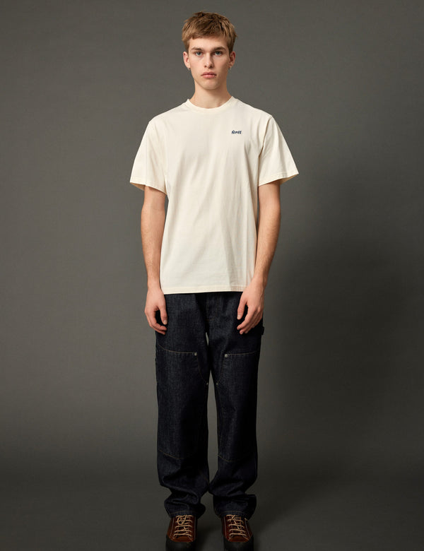 CLAY DOUBLE KNEE PANTS - DARK DENIM