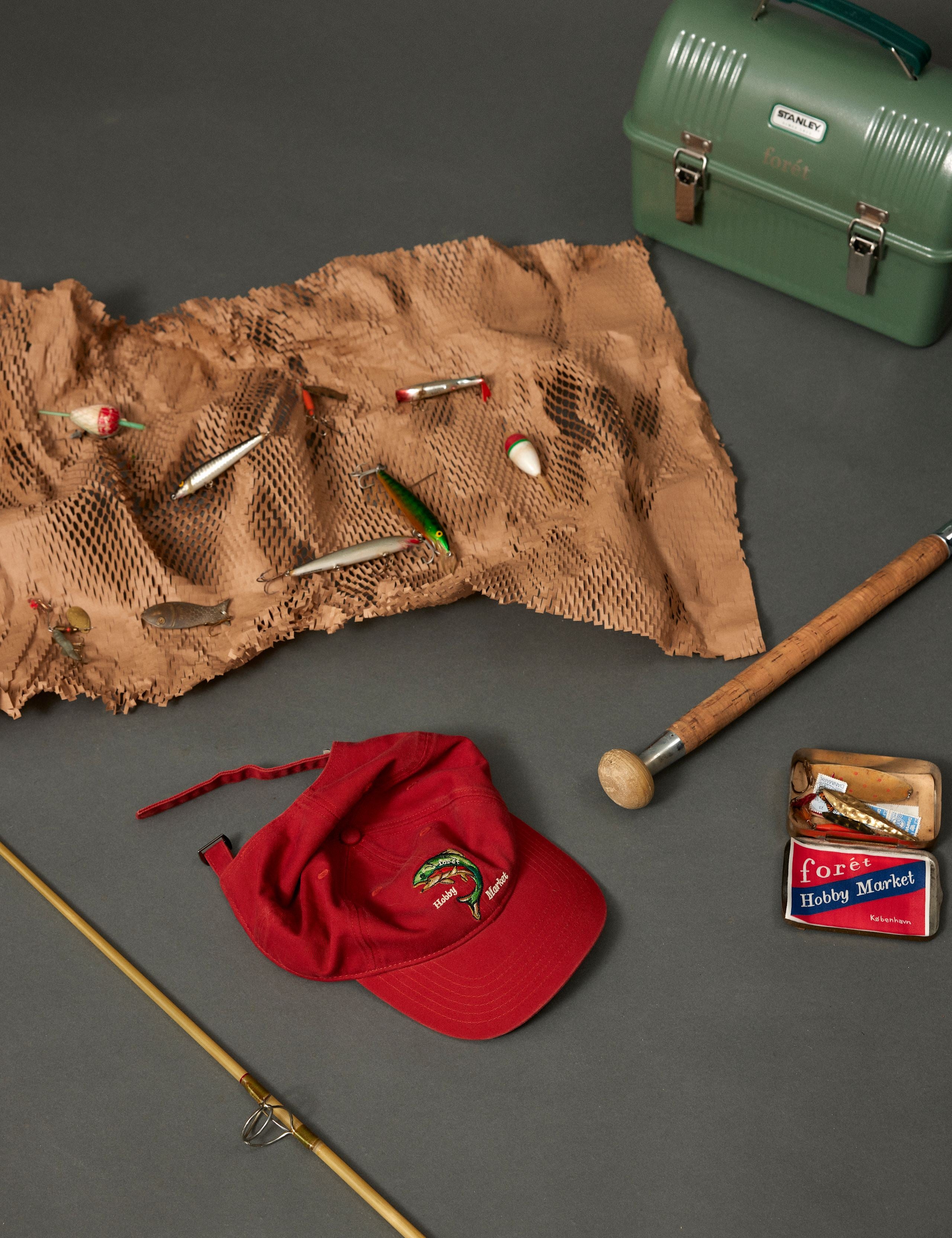 CATCH WASHED CAP - RED