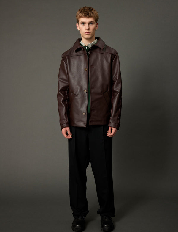 WRITER WOOL PANTS - BLACK