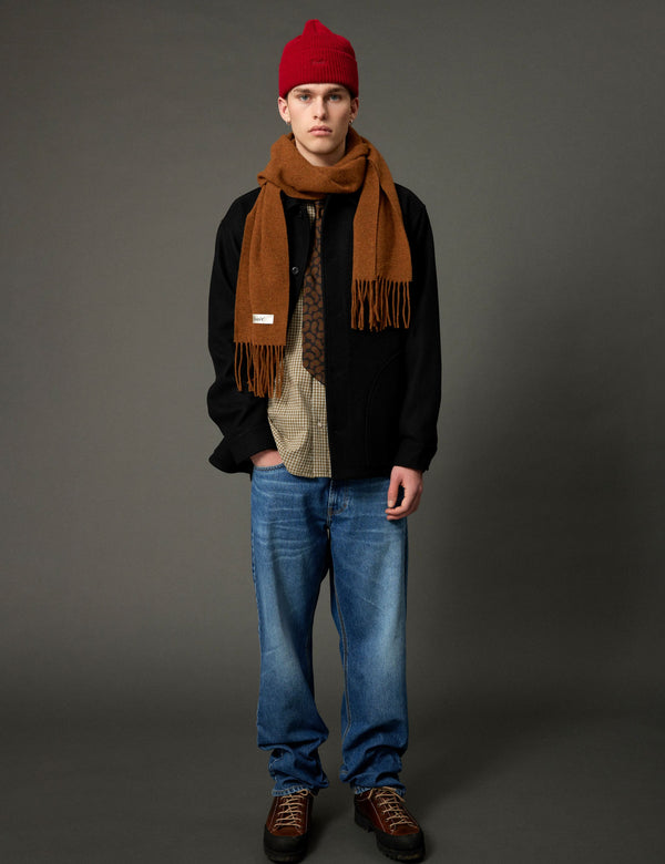 RELAX RIB BEANIE - RED