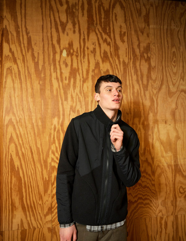 PICNIC POLARTEC FLEECE JACKET - BLACK