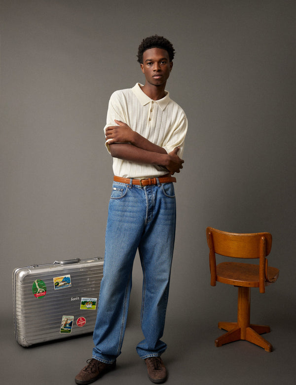 ASTERN RIB KNIT - CLOUD