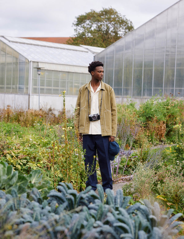 BERRY OVERSHIRT - OLIVE