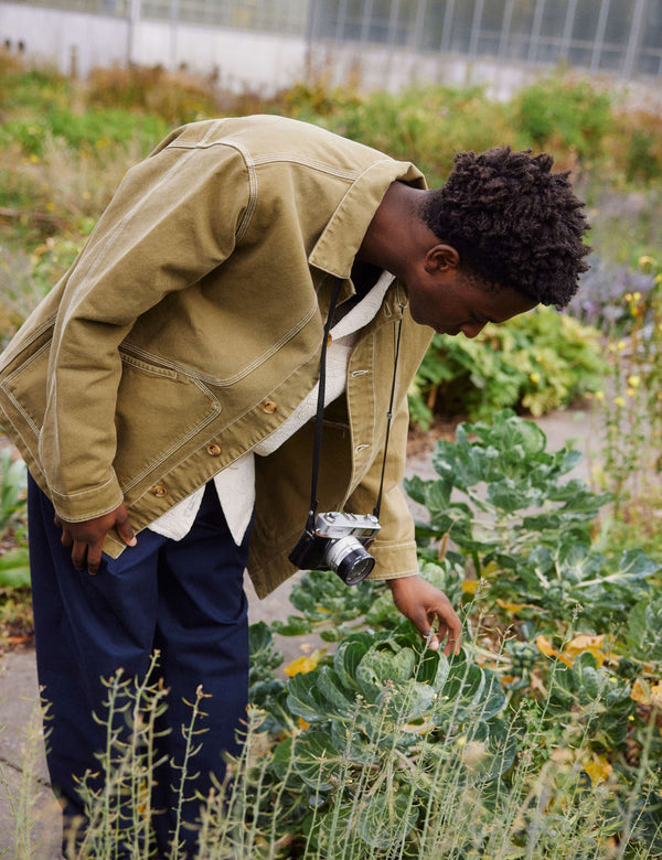 BERRY OVERSHIRT - OLIVE