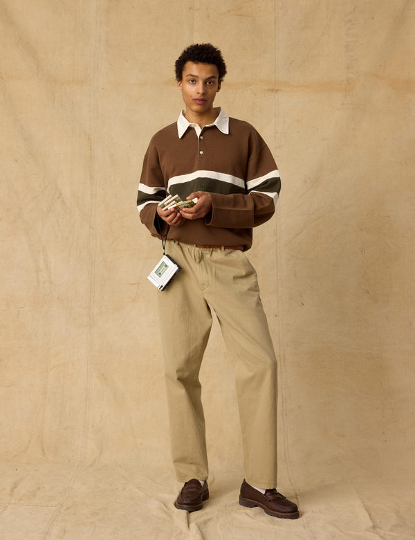 MATCH RUGBY SWEATSHIRT - EARTH/PINE