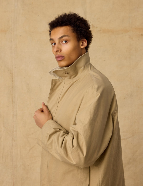 フォレット (Foret) メンズ ジャケット アウター Slow Brushed Cotton Overshirt (Curry) HERNO ヘルノ ウインドブレーカー⁄HERNO LAMINAR メンズ | メンズ