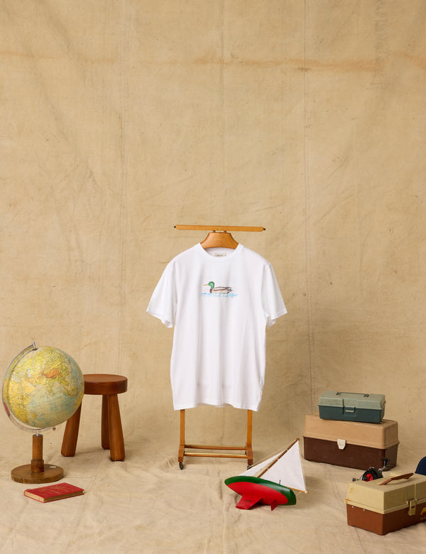 MALLARD T-SHIRT - WHITE