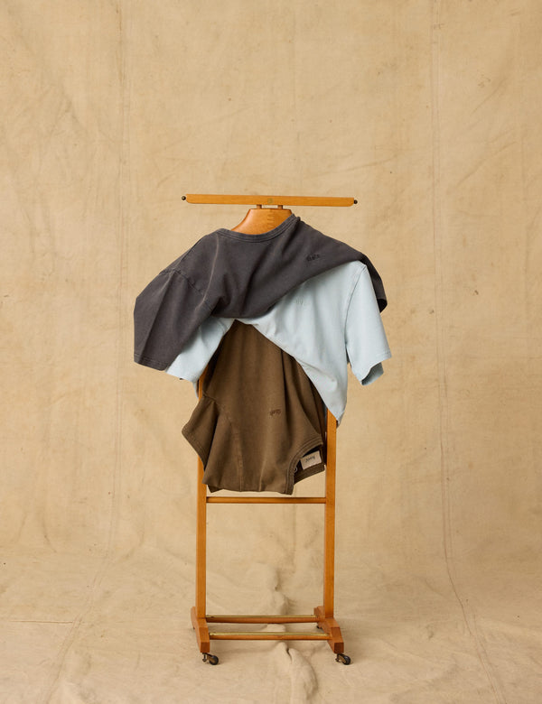 OAK FADED WASH T-SHIRT - EARTH