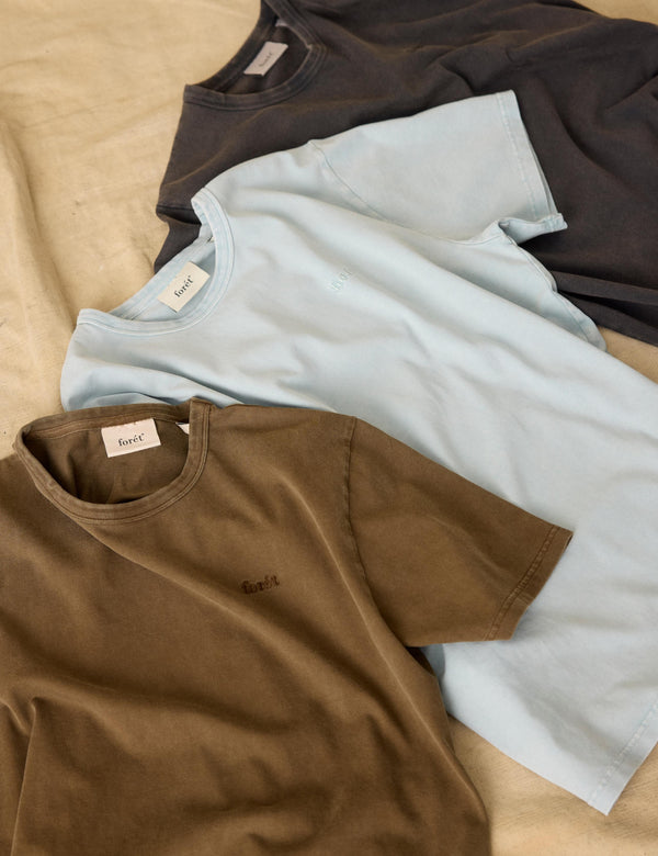 OAK FADED WASH T-SHIRT - DOVE