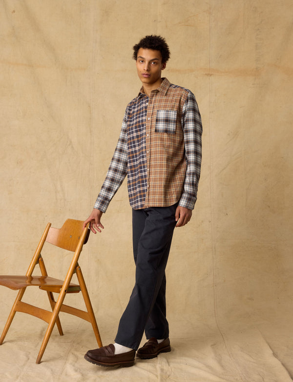 CREEK CHECK MIX SHIRT - CHECK MIX