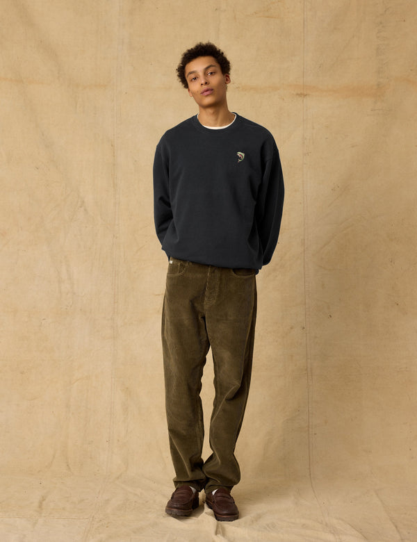 FISH SWEATSHIRT - BLACK