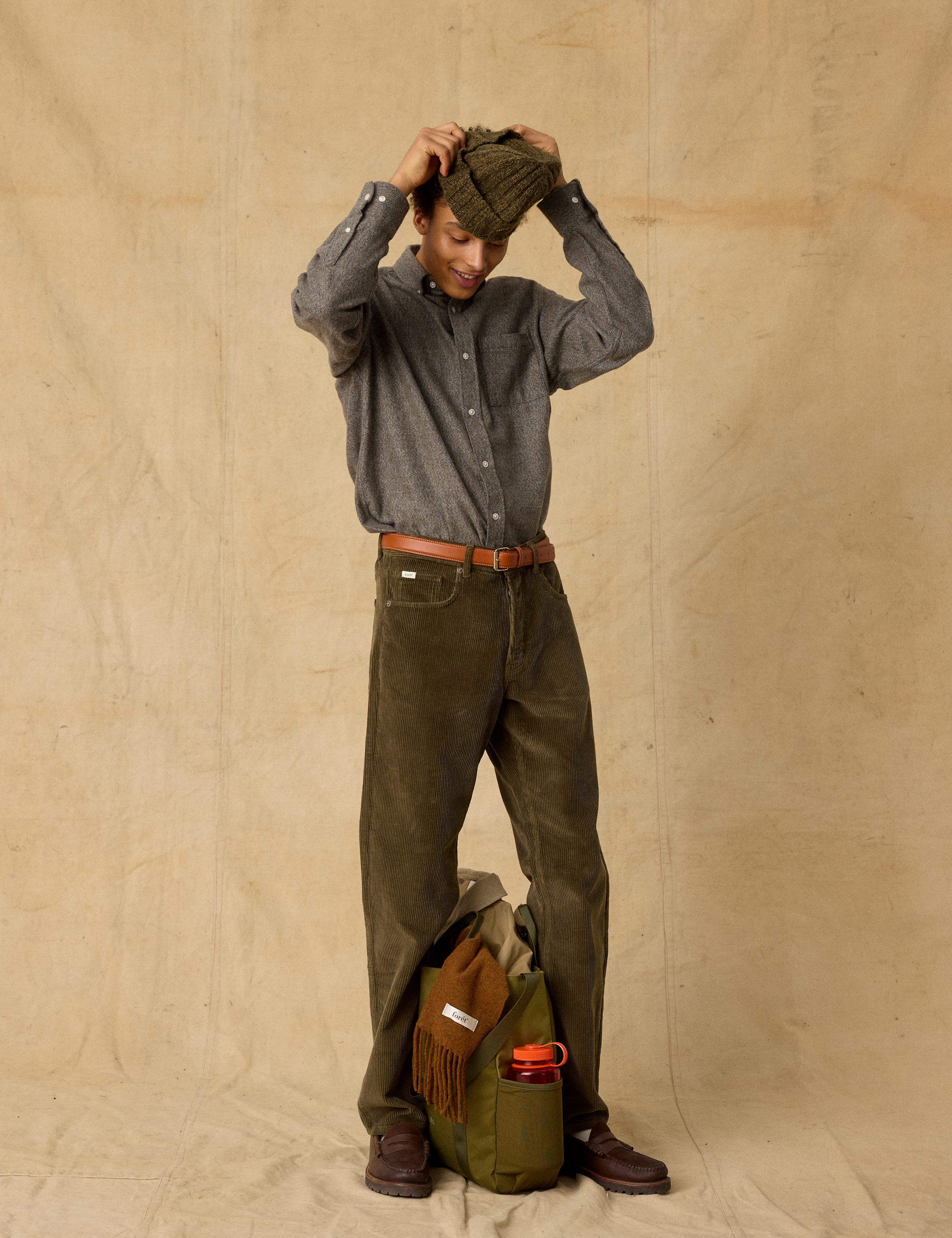 HEATH CORDUROY JEANS - STONE