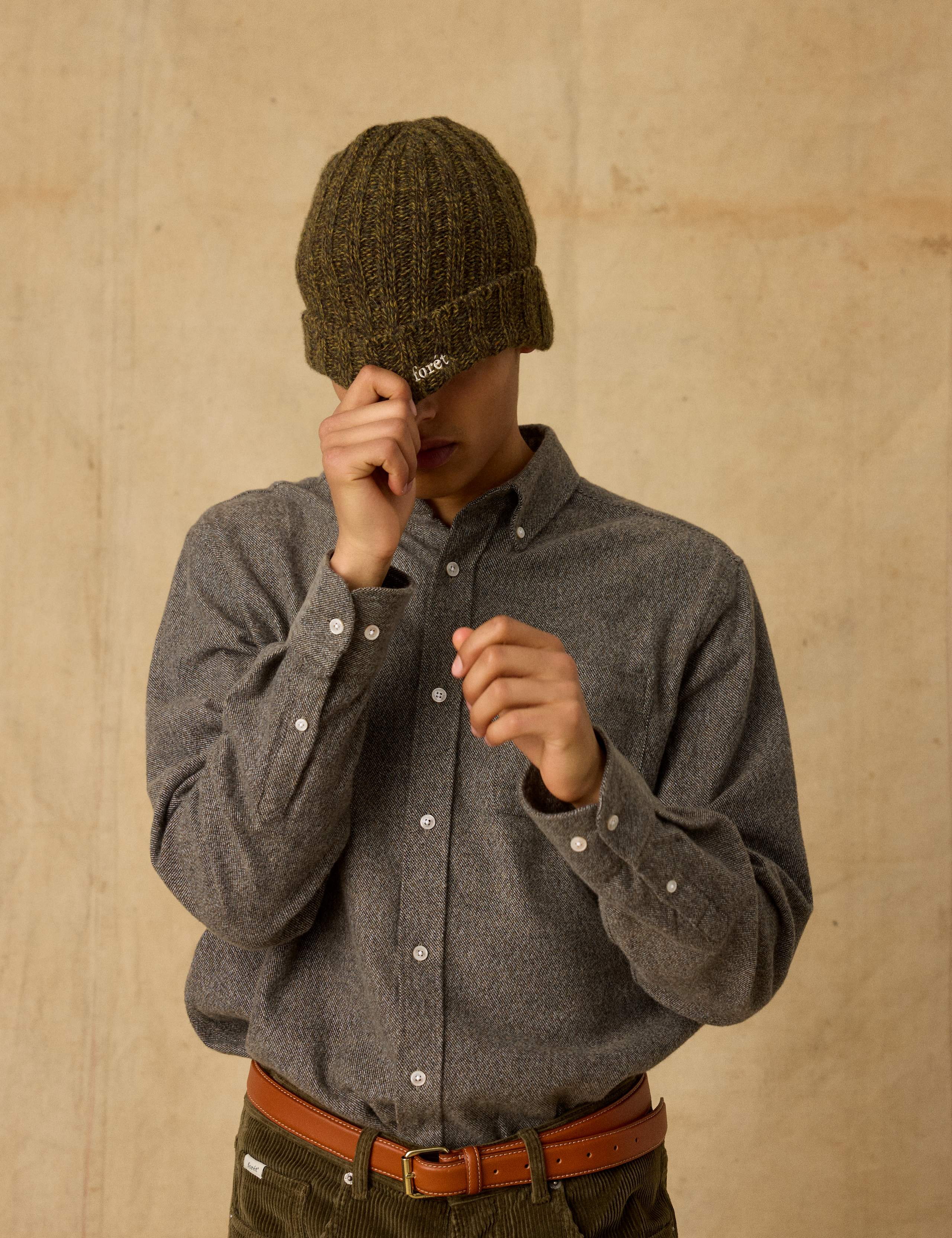 CREEK FLANNEL SHIRT - DARK PINE