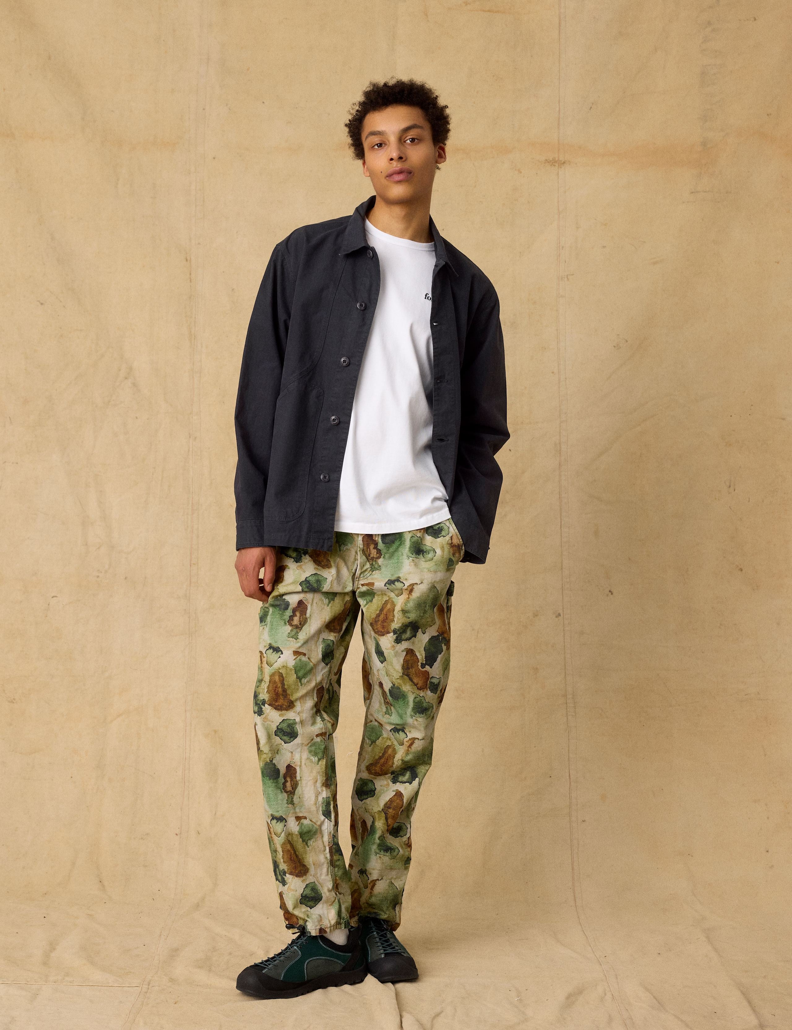 BERRY RIPSTOP OVERSHIRT - DARK GREY