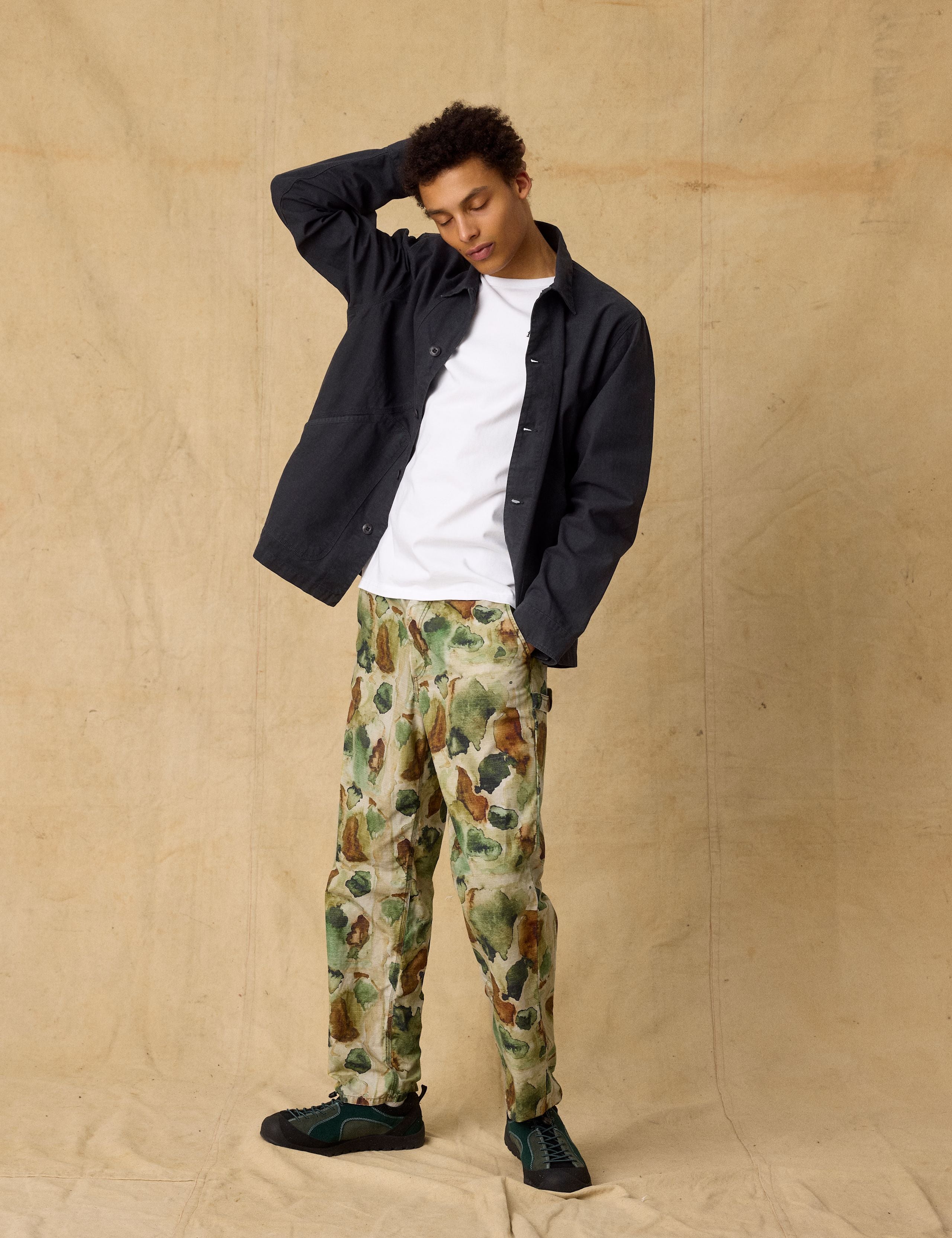 BERRY RIPSTOP OVERSHIRT - DARK GREY