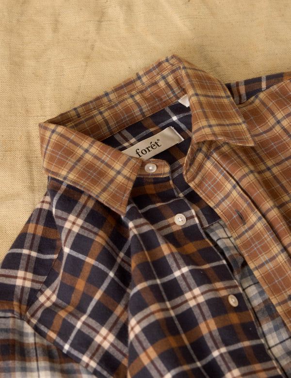 CREEK CHECK MIX SHIRT - CHECK MIX