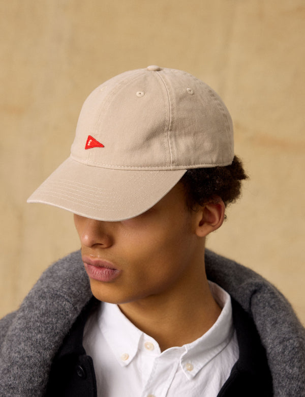 FLAG WASHED CAP - KHAKI
