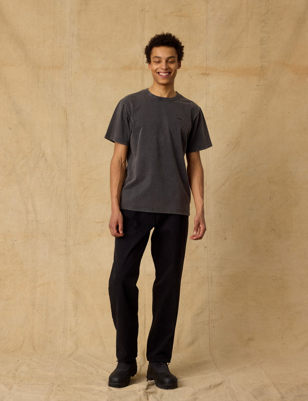 OAK FADED WASH T-SHIRT - DARK GREY