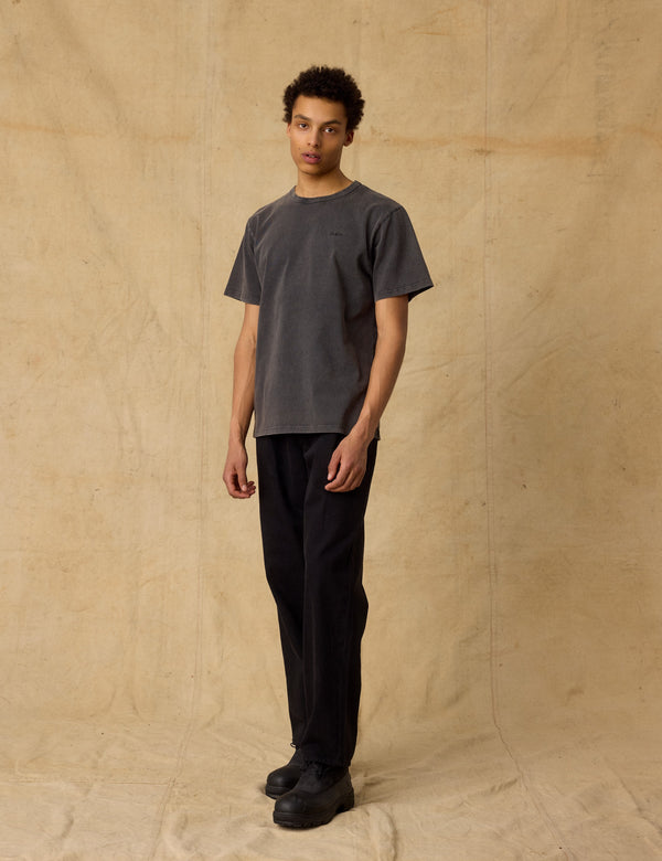 OAK FADED WASH T-SHIRT - DARK GREY
