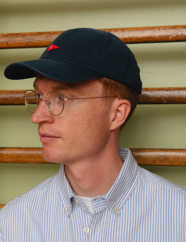 FLAG WASHED CAP - NAVY