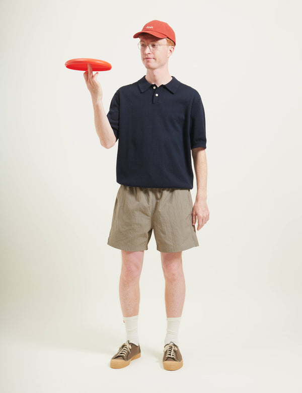 KEEL SWIM SHORTS - KHAKI CHECK