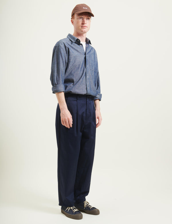 HAWK WASHED CAP - BROWN