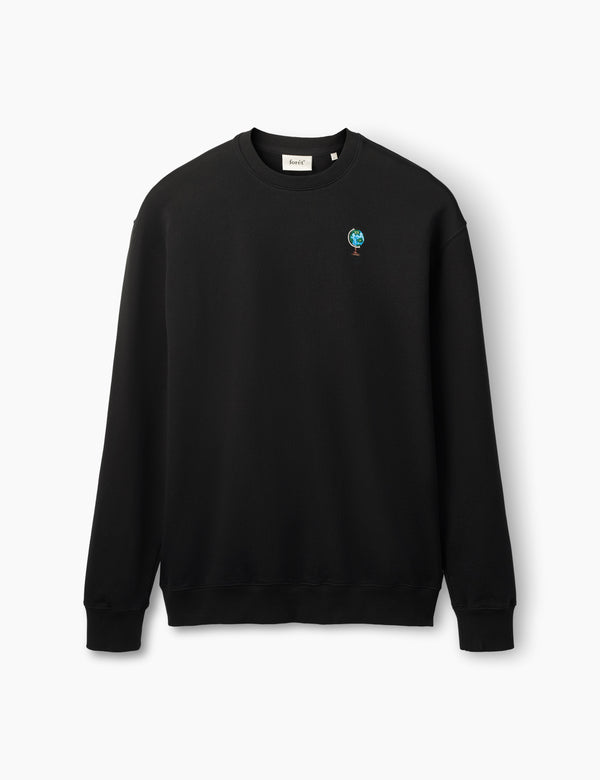 GLOBUS SWEATSHIRT - BLACK