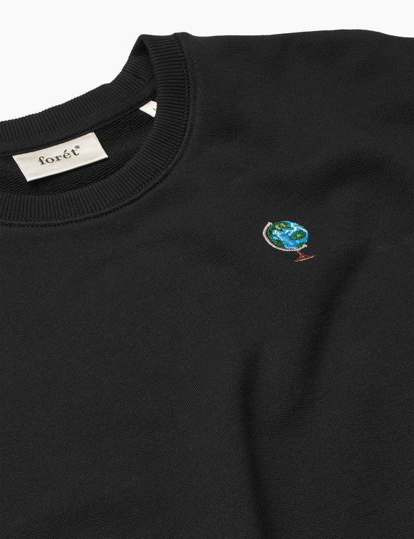 GLOBUS SWEATSHIRT - BLACK