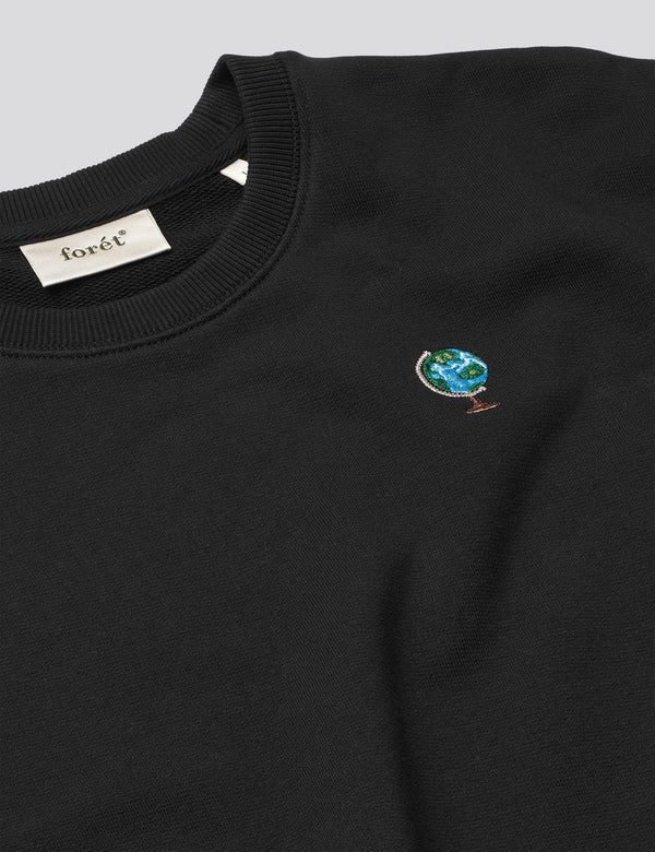 GLOBUS SWEATSHIRT - BLACK