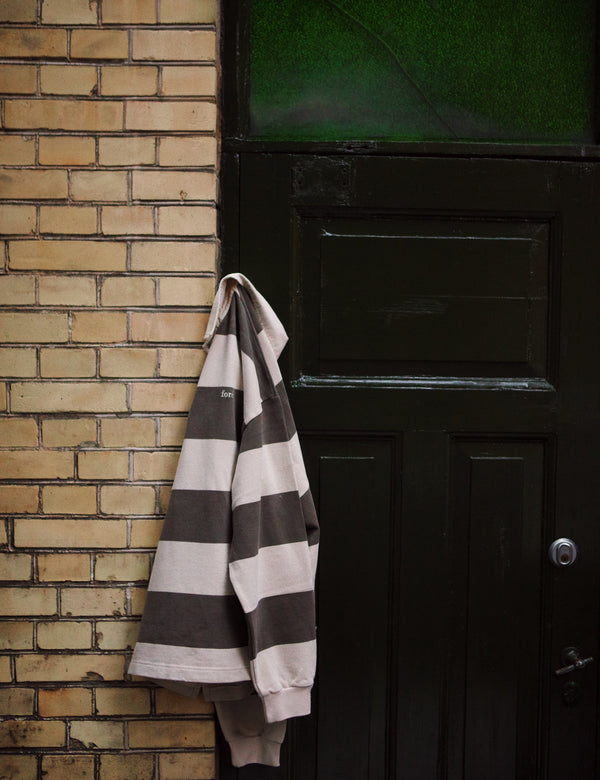 MATCH RUGBY SWEAT - WOOD STRIPE