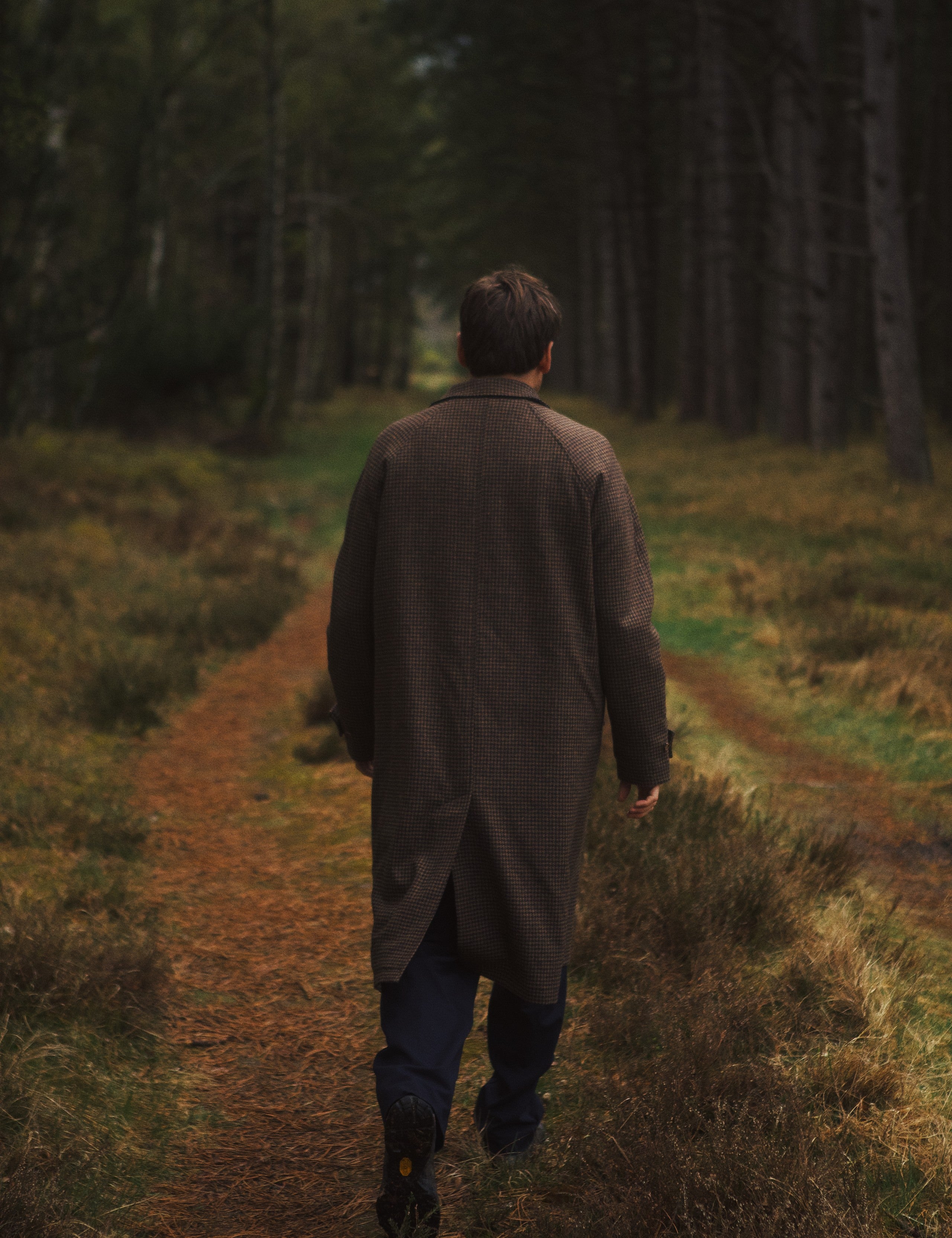 PINE WOOL COAT - CHECK