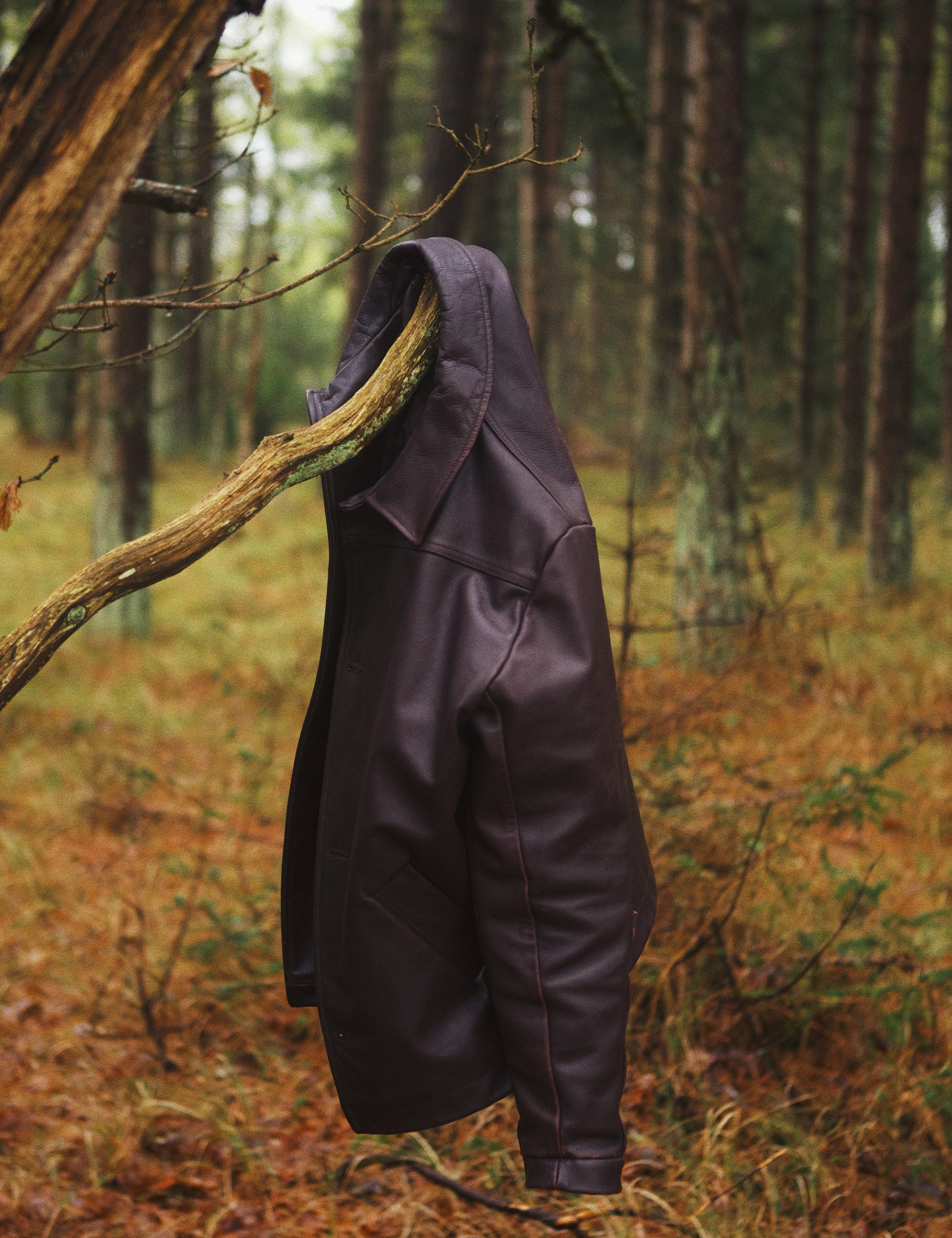 SUNRAY LEATHER JACKET - BROWN