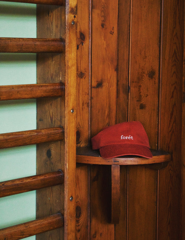 HAWK WASHED CAP - RED
