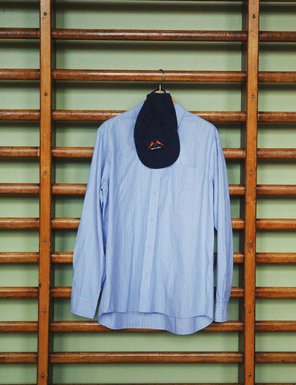 MAPLE REGULAR FIT POPLIN SHIRT - BLUE STRIPE