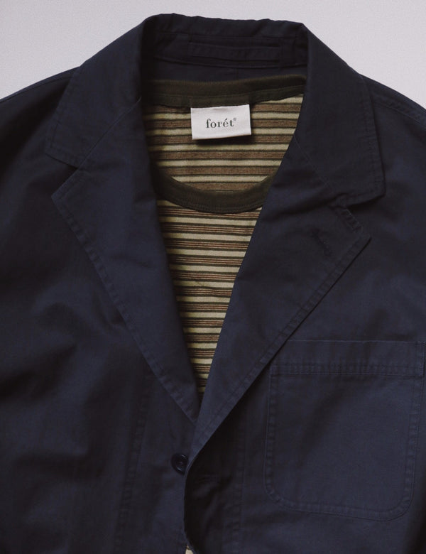 REPEAT RELAXED FIT T-SHIRT - WOOD STRIPE