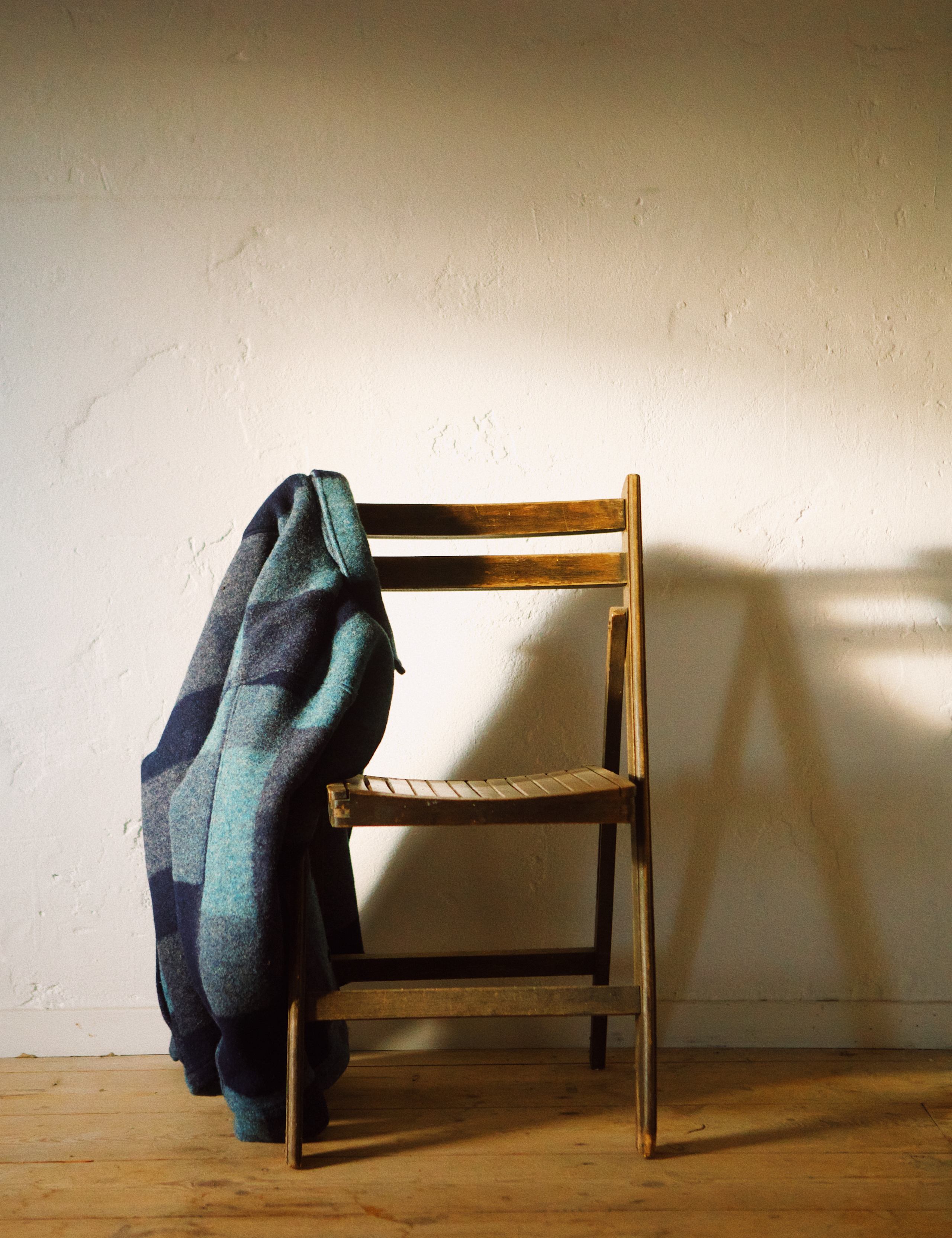 CAVE WOOL JACKET - BLUE MIX