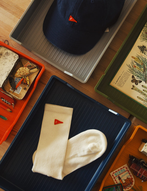 FLAG WASHED CAP - NAVY