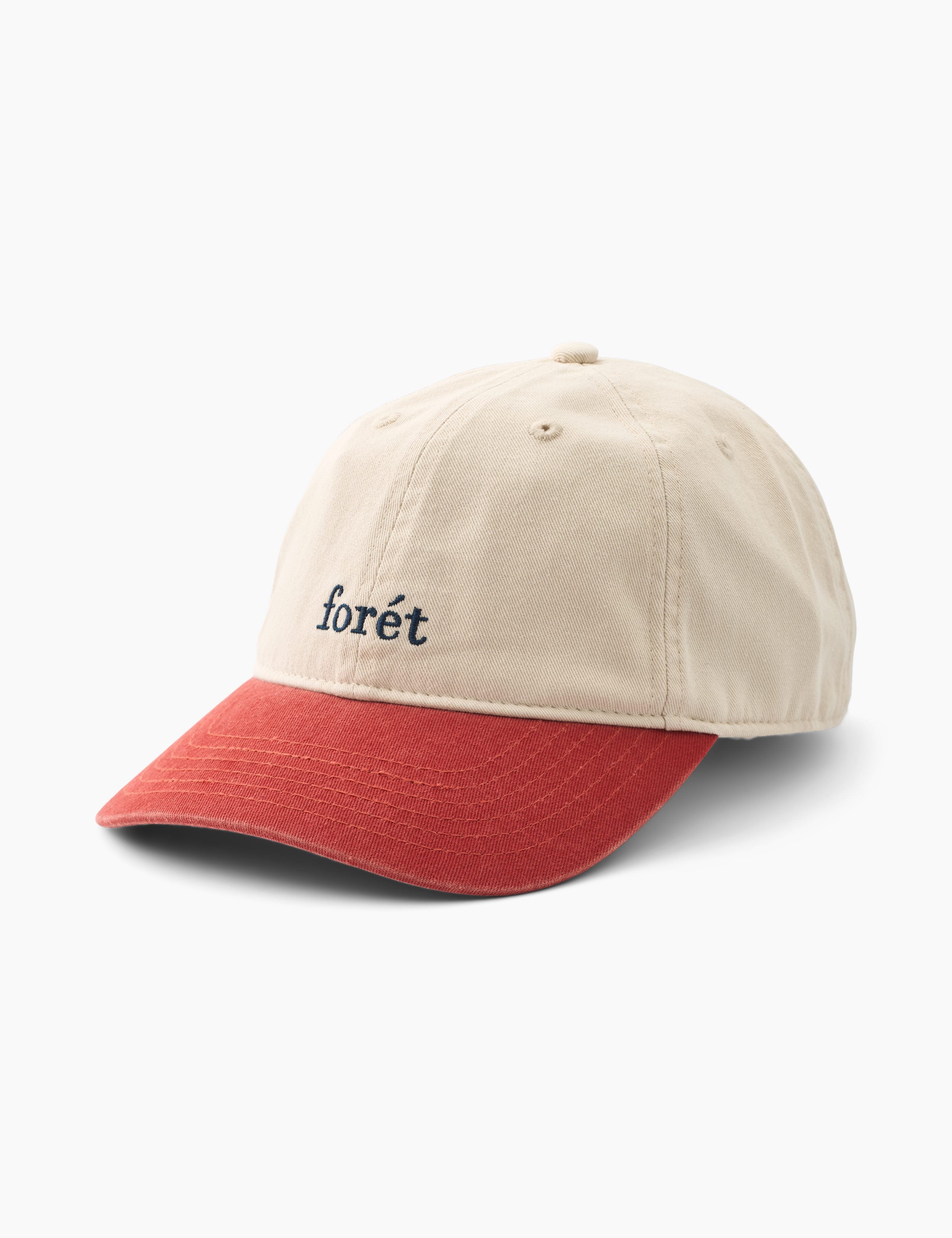 HAWK WASHED 2-TONE CAP - CLOUD/RED